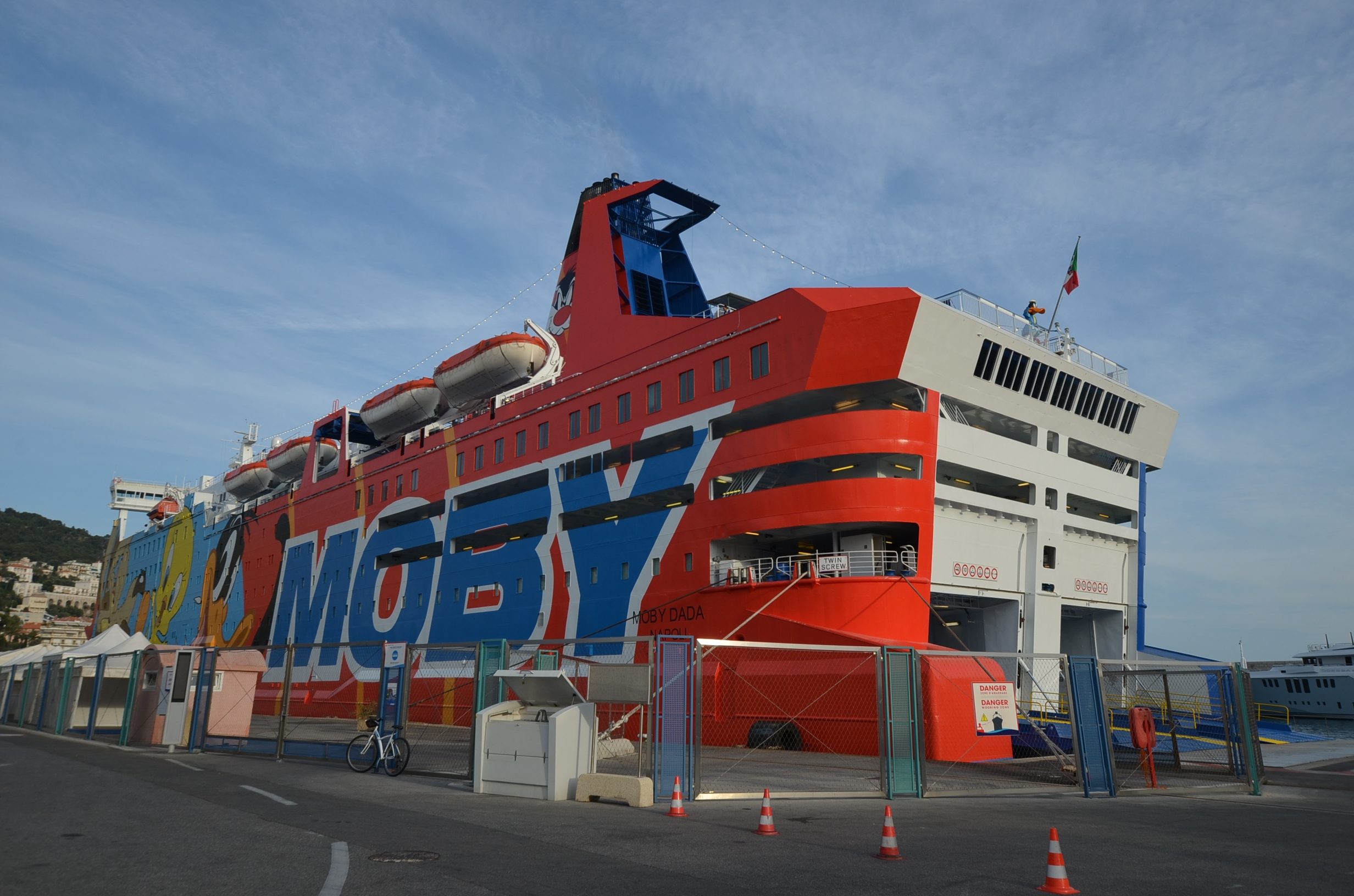 Nice-Bastia en Moby Dada/aufildeslieux.fr/ferry Moby Dada©K.Hibbs