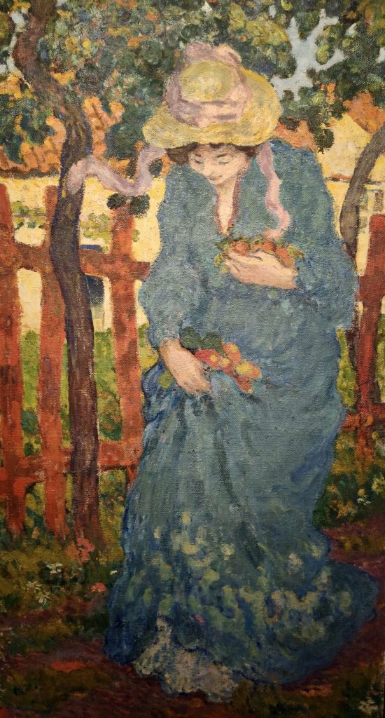  Paul Durand-Ruel et le post-impressionnisme/aufildeslieux.fr/ La femme en bleu -Albert André 1895 ©K.HIBBS