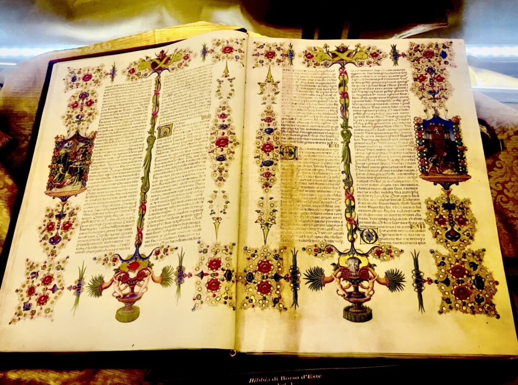 De Ferrare au delta du Pô/www.aufildeslieux.fr/La Bible de Borso d'Este- Photo K.HIBBS
