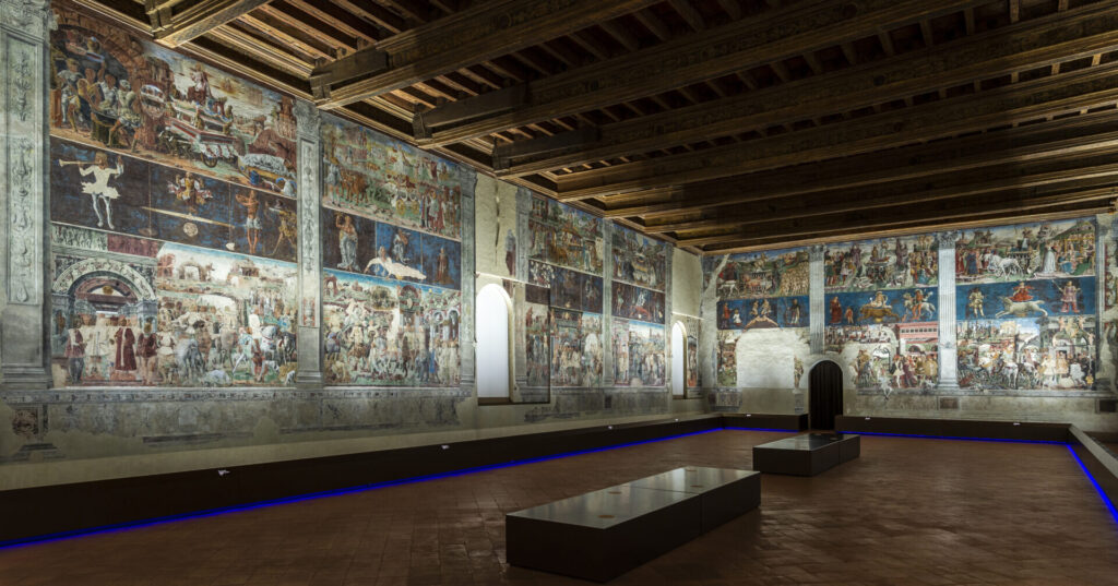 De Ferrare au delta du Pô/www.aufildeslieux.fr/ Fresques du Palais Schifanoia- Photo © dinamicamedia
