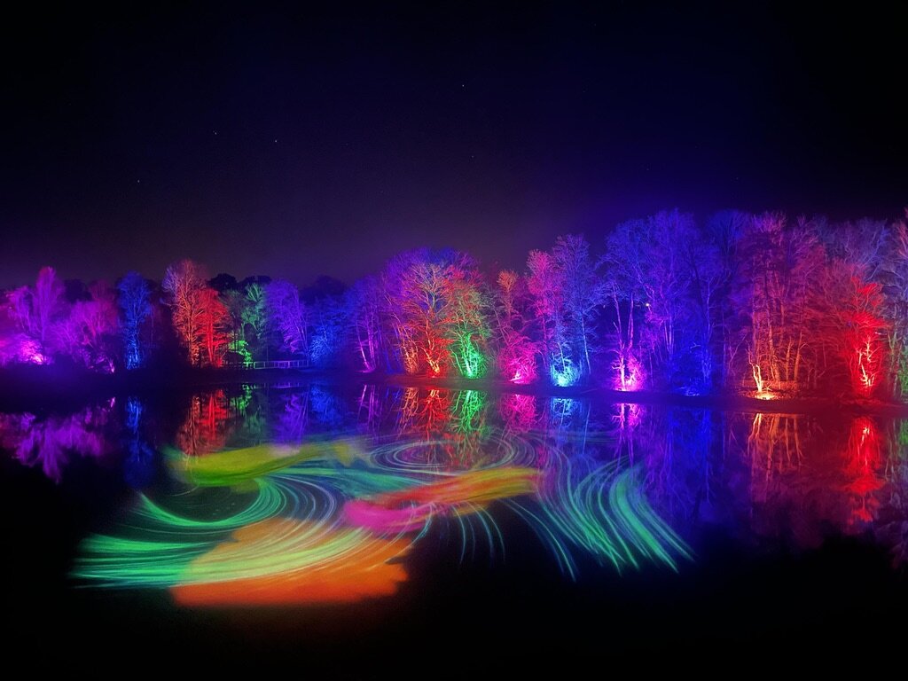 48 heures dans l'Ain pour un parcours d'excellence/www.aufildeslieux.fr/ Les Nuits du Parc- Saison 2-Chorégraphies au fond de l'étang-Photo© K.HIBBS