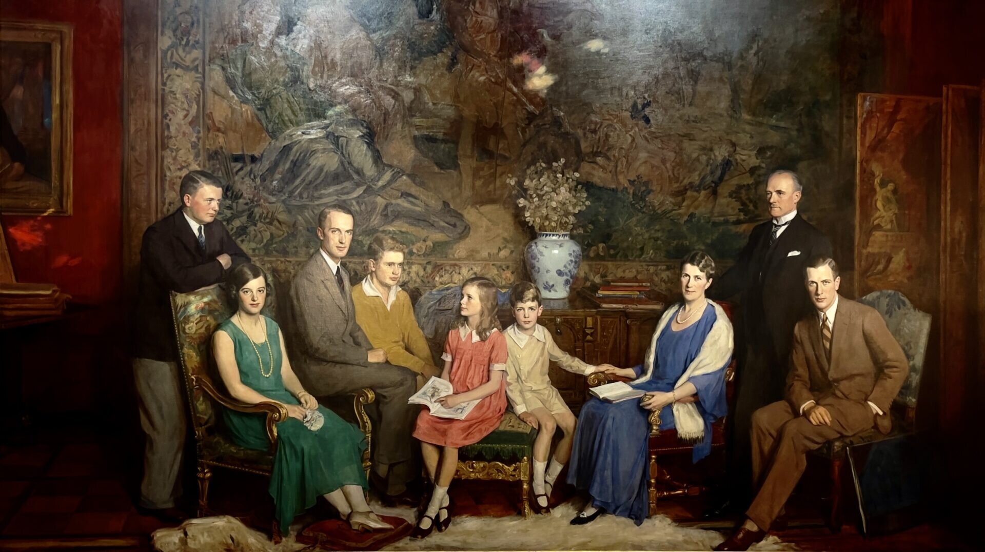 La Ruhr, entre nature et patrimoine industriel/www.aufildeslieux.fr/Peinture de la famille Krupp Von Bohlen -DR