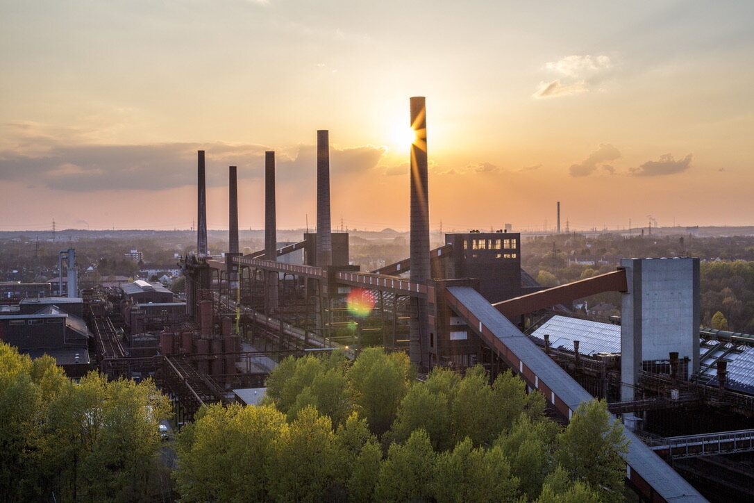 La Ruhr, entre nature et patrimoine industriel/www.aufildeslieux.fr/Vue drone de Zollverein_Copyright_Jochen_Tack.jpg