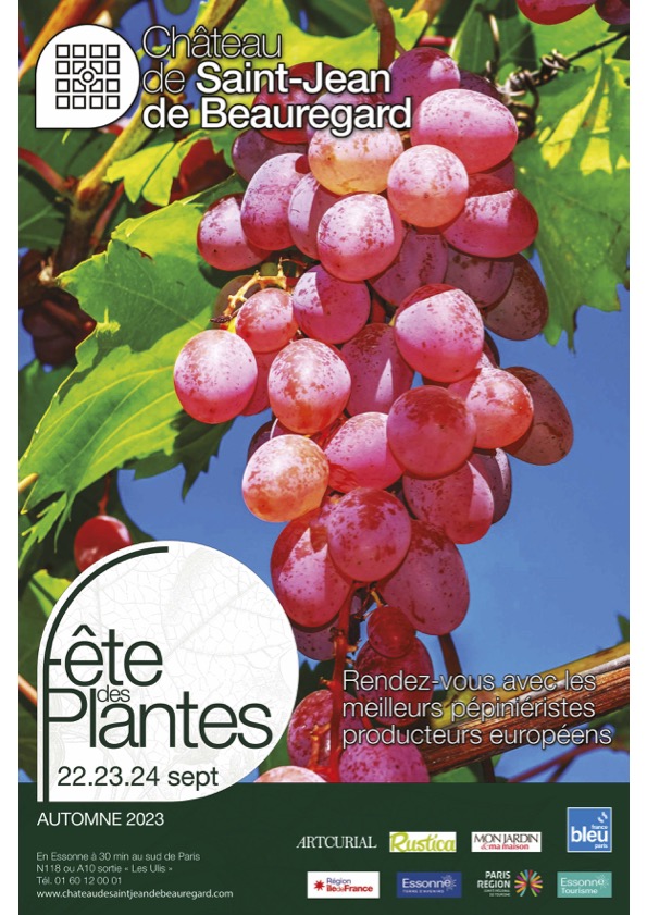 Fête des Plantes de Saint-Jean de Beauregard/aufildeslieux.fr/ Affiche de la fête des plantes 