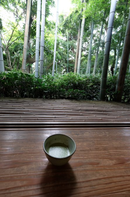  Japon contradictions/aufildeslieux.fr/ dégustation de thé vert Matcha glacé ©Katherine HIBBS