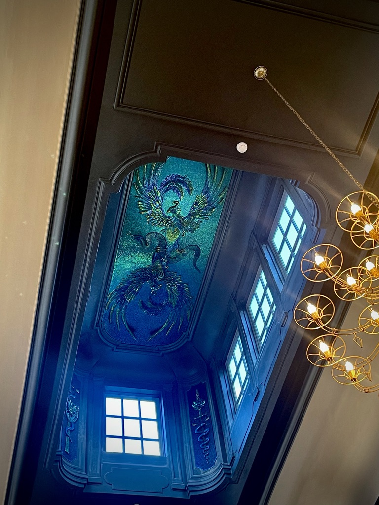  Plafond du bar de L'Élytre de l'hôtel Richer de Belleval © K.HIBBS