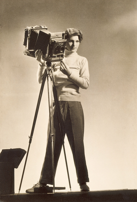 Femmes photographes: Margaret Bourke-White: self portrait with camera©LACMA