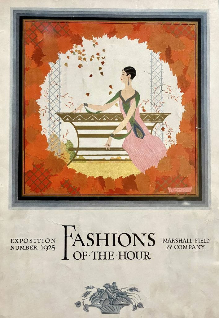  Art Déco France-Amérique du Nord/aufildeslieux.fr/ Fashions of the hour, revue des grands magasins américains Marshall Field's-Exhibition number 1925 © photo K.Hibbs