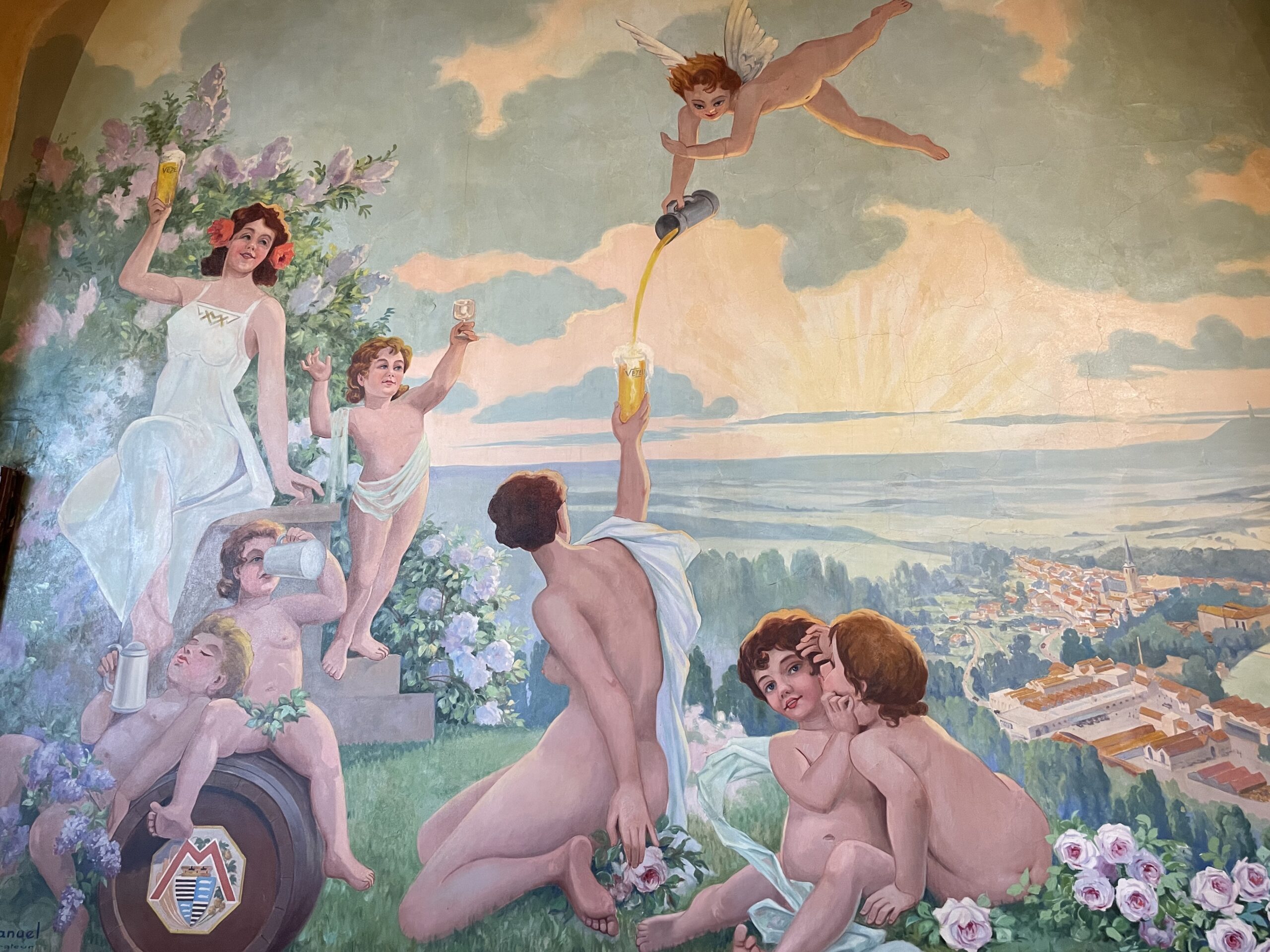 Les Passions Sucrées de Nancy/ aufildeslieux/Fresque de l'hôtel Excelsior © K.HIBBS