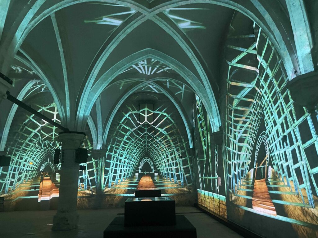 Chartres, la belle illuminée/www.aufildeslieux.fr/ Spectacle Chartres, Mille ans d'éclat © Photo K.HIBBS