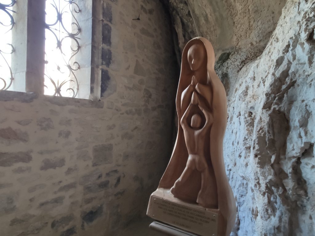 Les Montgolfiades de Rocamadour/aufildeslieux.fr/ Vierge de la chapelle Ovalie ©K.Hibbs