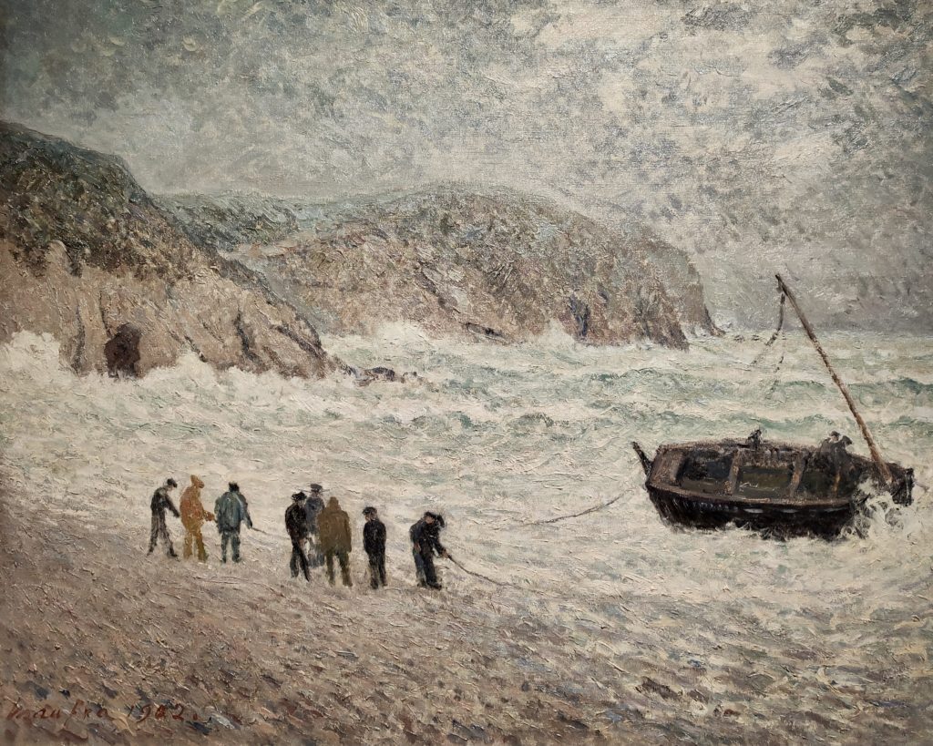 Paul Durand-Ruel et le post-impressionnisme/aufildeslieux.fr/ Le bateau à la côte- Morgat- Maxime Maufra 1902 © K.HIBBS