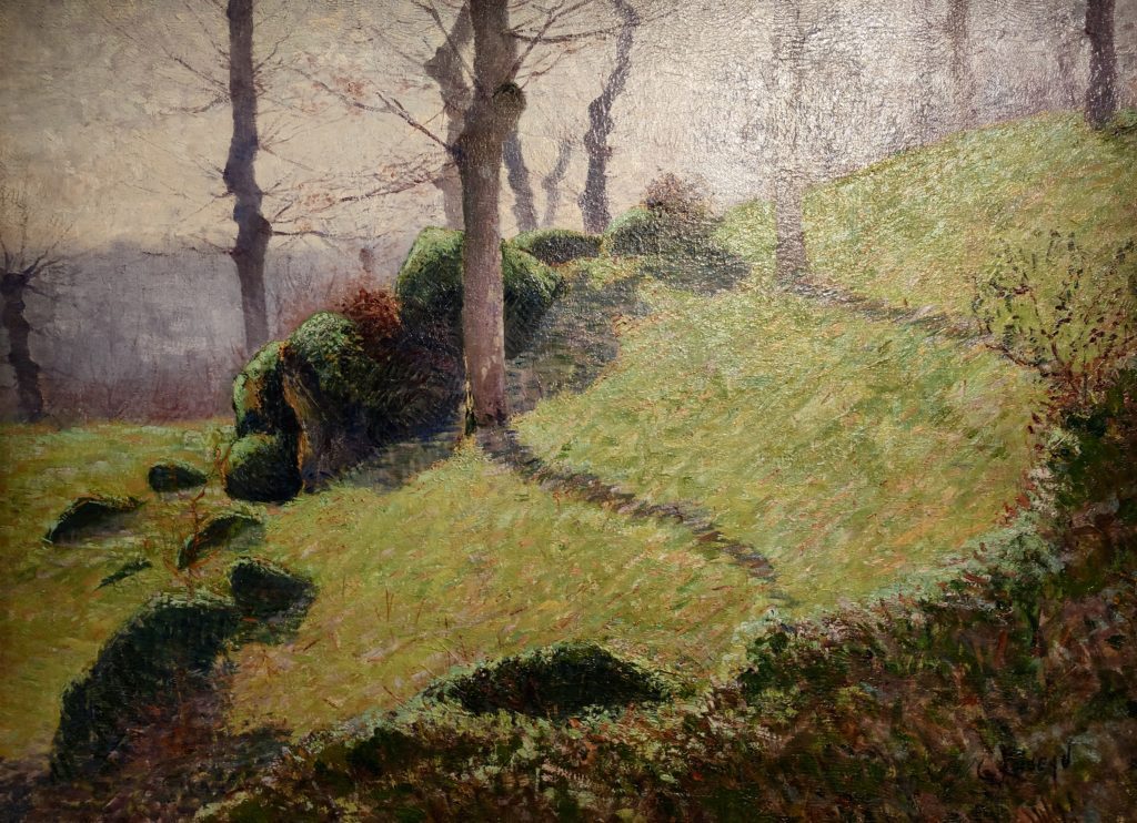  Paul Durand-Ruel et le post-impressionnisme/aufildeslieux.fr/ Les roches vertes-Gustave Loiseau 1893 ©K.HIBBS