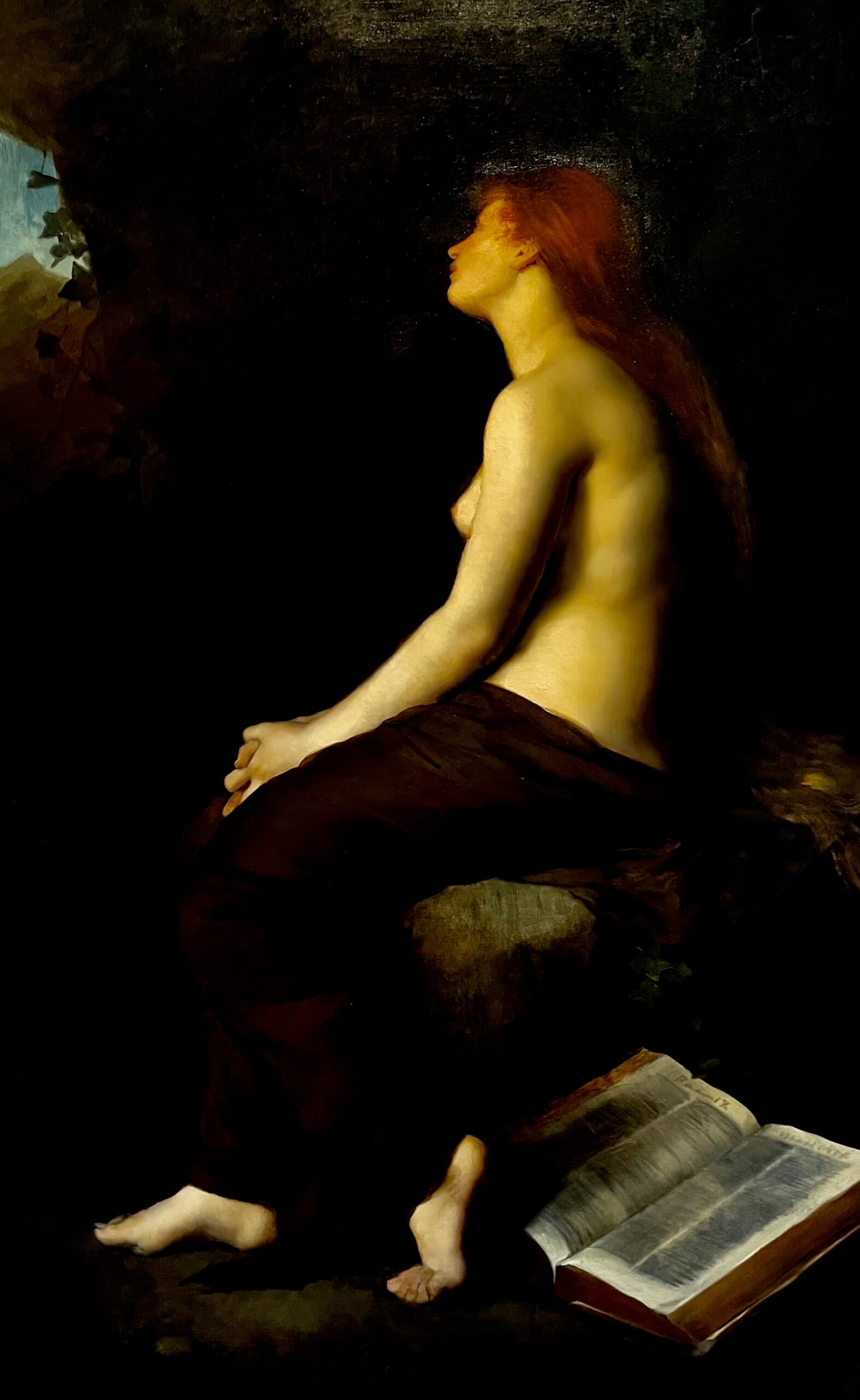 Elles, les élèves de Jean-Jacques Henner/www.aufildeslieux.fr/Marie-Madeleine-huile sur toile de Marie Petiet (1881)