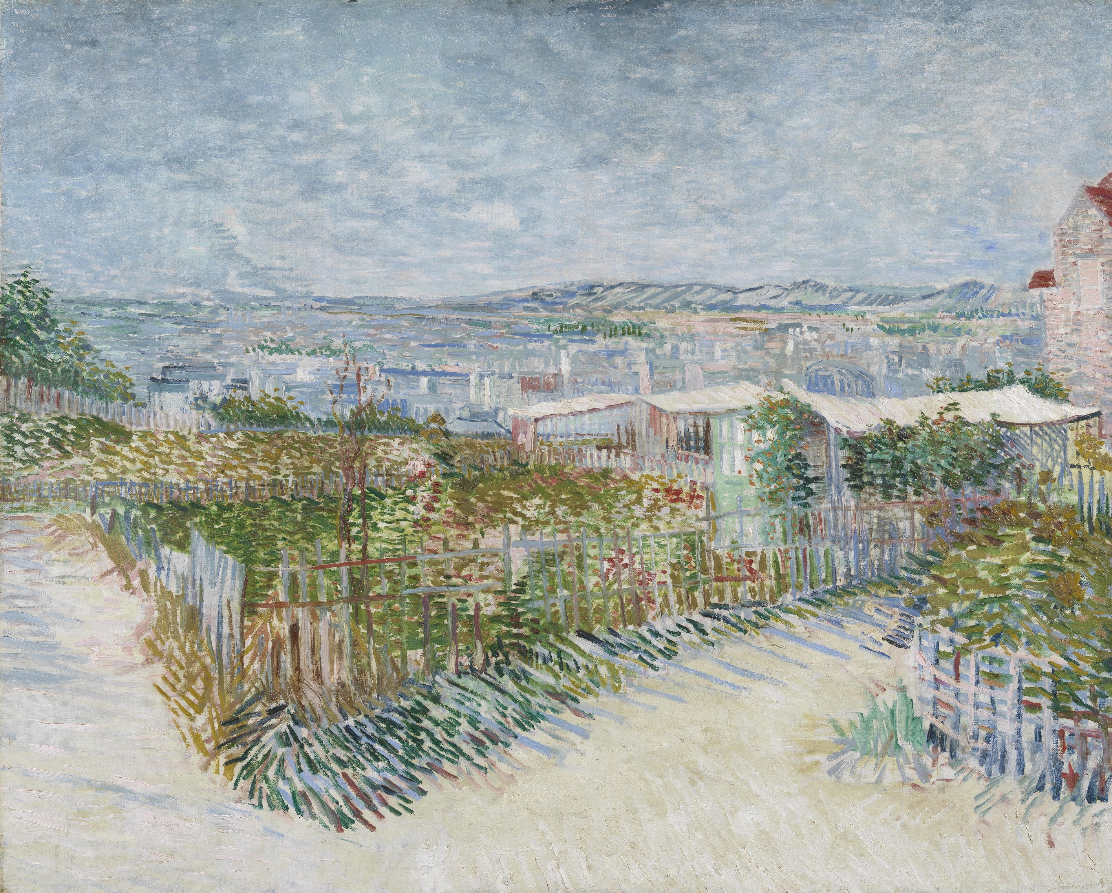 Quand les Hollandais débarquent à Paris/aufildeslieux.fr/ Van Gogh/ Montmartre :behind the moulin de la galette